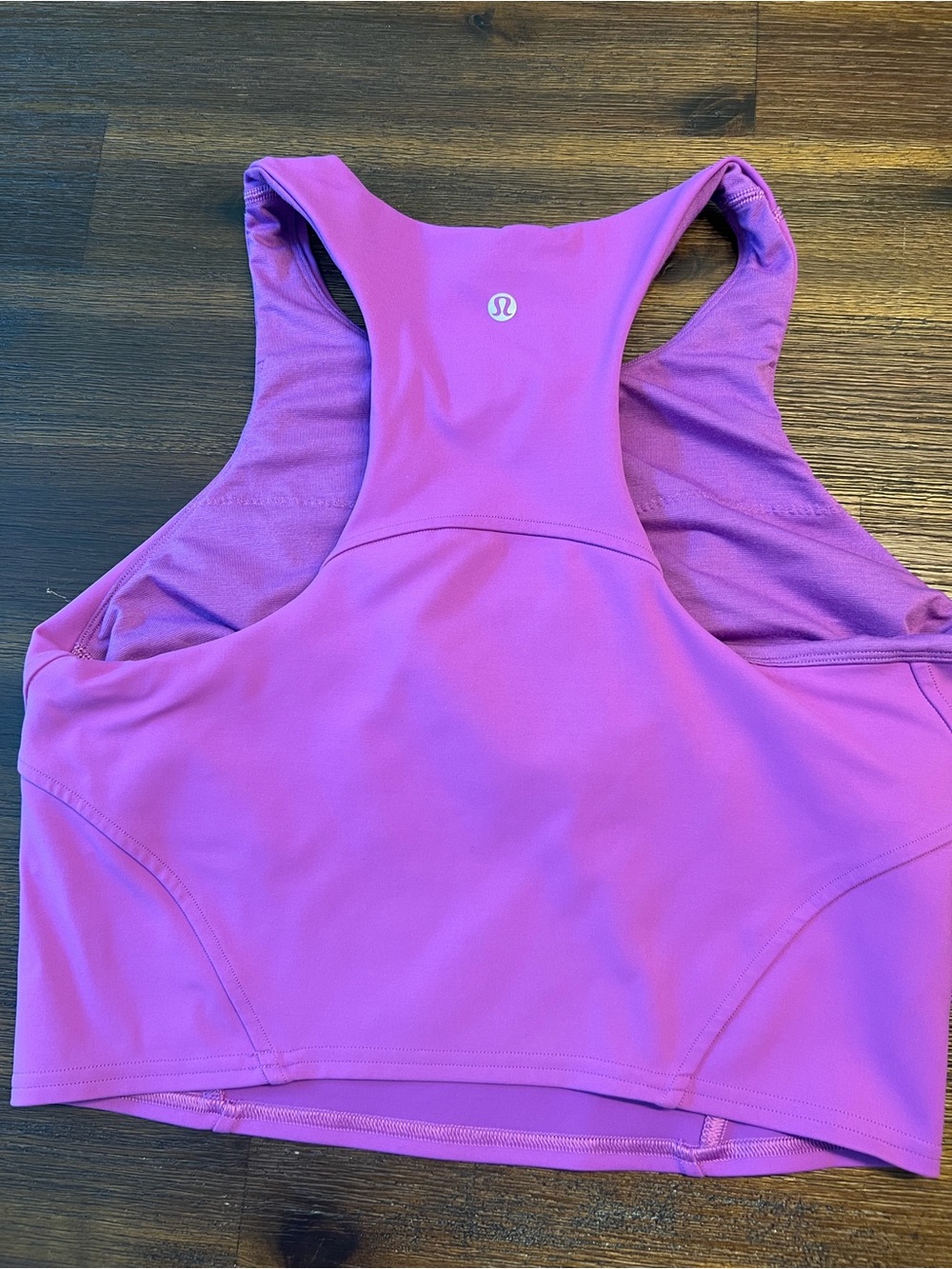 Lululemon athletica electric Purple Cropped Tank Top - Picture 2 of 3